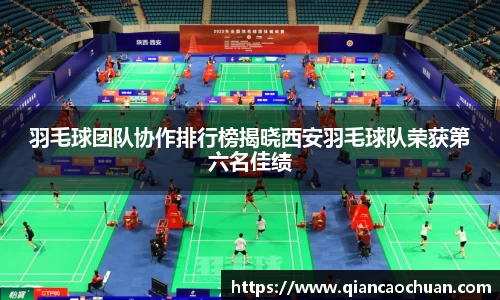 羽毛球团队协作排行榜揭晓西安羽毛球队荣获第六名佳绩