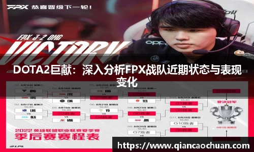DOTA2巨献：深入分析FPX战队近期状态与表现变化